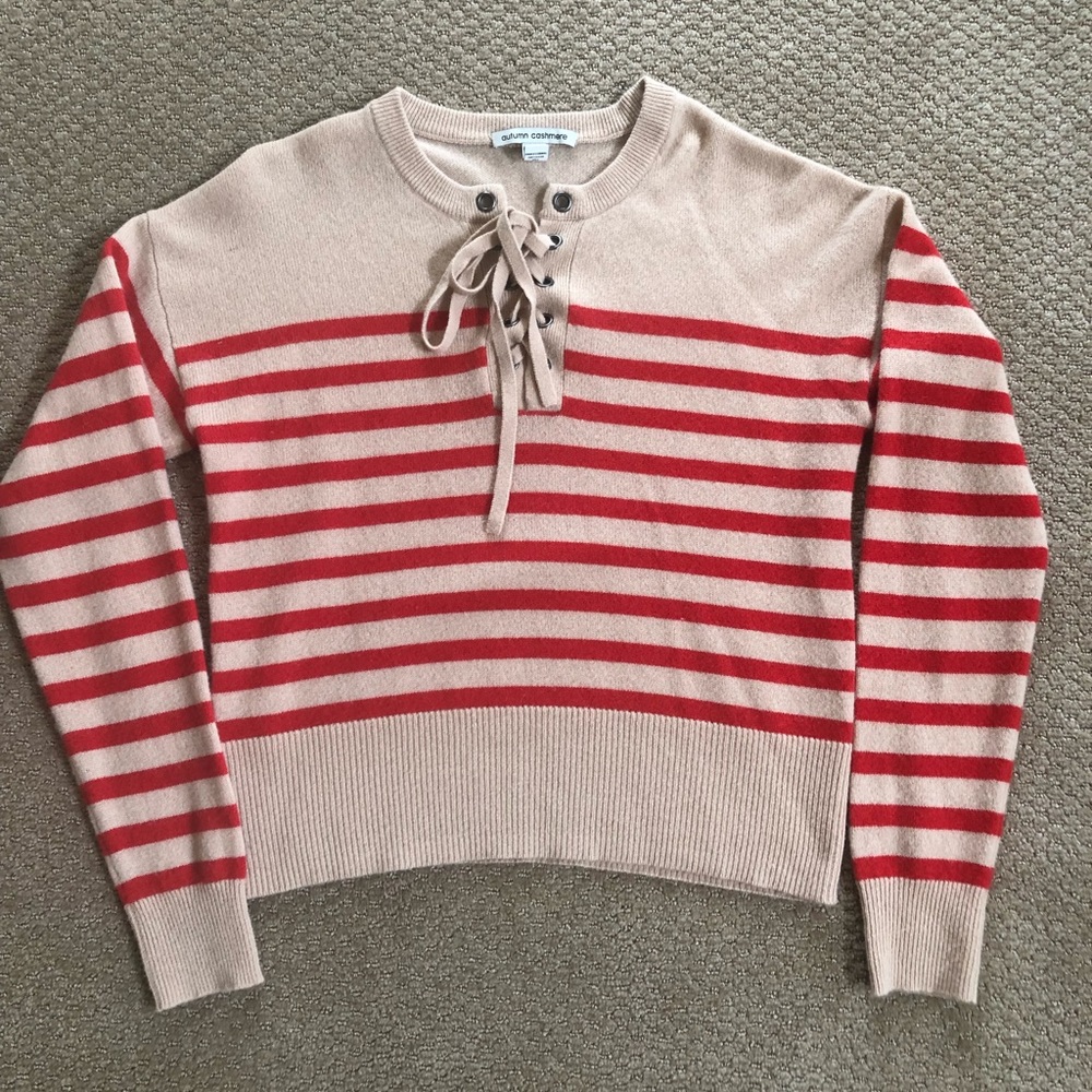 Autumn Cashmere stripe sweater